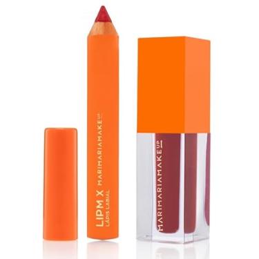 Imagem de Lipmix Batom Líquido + Lápis Labial Mari Maria Makeup Blazing | 2 produtos