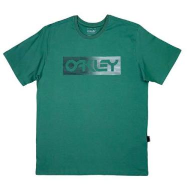 Imagem de Camiseta Oakley B1b Lines Graph Green