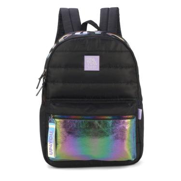Imagem de Mochila Holográfica Preta Larissa Manoela Up4you - Luxcel