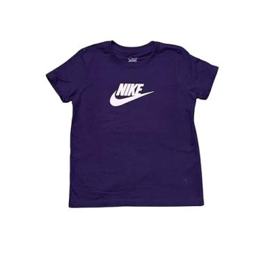 Imagem de Nike Camiseta masculina NSW Futura Icon (crianças pequenas/crianças grandes), Grande roxo, M