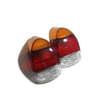 Imagem de Par Lente Lanterna Pisca Traseiro Tricolor Fusca (fuscão)