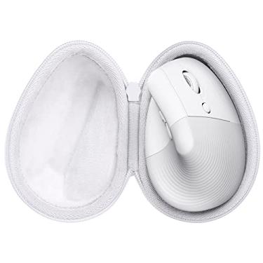 Imagem de co2CREA Capa rígida de substituição para mouse ergonômico vertical Logitech Lift (capa branca)