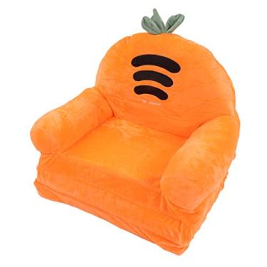 Imagem de Sofá Infantil Dobrável, sofá Cenoura Confortável para Crianças para Dormir Relaxante (3 camadas)