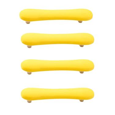 Imagem de Skyscraper Puxadores de borracha macia de 96 mm para crianças, meninas, meninos, puxadores de gaveta para armários de quarto de crianças, armários, caixa organizadora de brinquedos, estante de livros