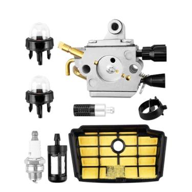 Imagem de ANODZU Kit de carburador MS 194T adequado para motosserra de motor Stihl MS194 MS194T,...