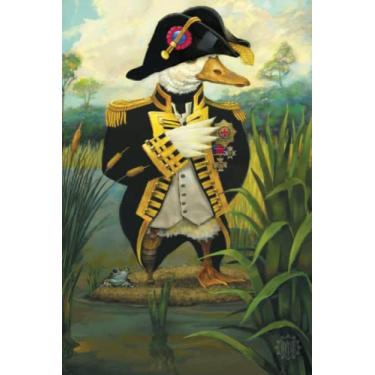 Imagem de ADMIRAL DUCK Presente de diário de arte original: 120 páginas, 15 x 23 cm, caderno de esboços forrado, diário de presente, diário diário, arte original de Mark Braught