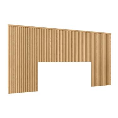 Imagem de Cabeceira Casal em Ripado Ilhabela com Frame Linea Brasil