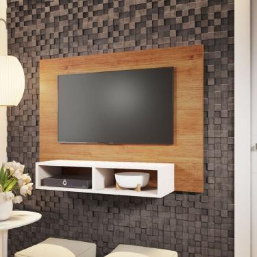 Imagem de Painel para TV até 43 Polegadas Andy 2 nichos Cobre/Off White - Casa Giulia