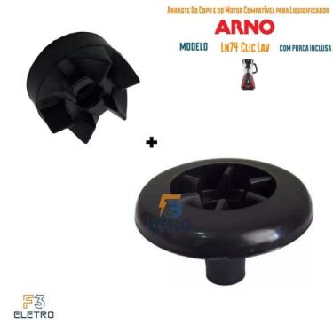 Imagem de Arraste do Copo e Motor Liquidificador Arno Clic Lav LN72 - Indústria 