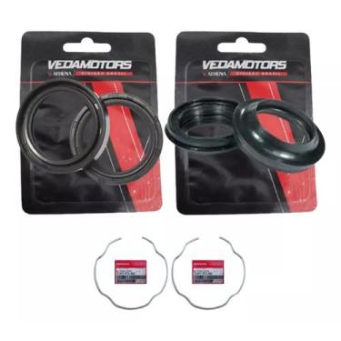 Imagem de Retentor Bengala, Guarda Pó, Trava Falcon/ Xre 300/ Tornado - Vedamoto