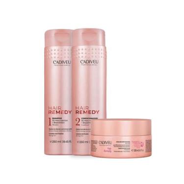 Imagem de Kit Sh. Cond. e Mascara Hair Remedy 200ml - Cadiveu
