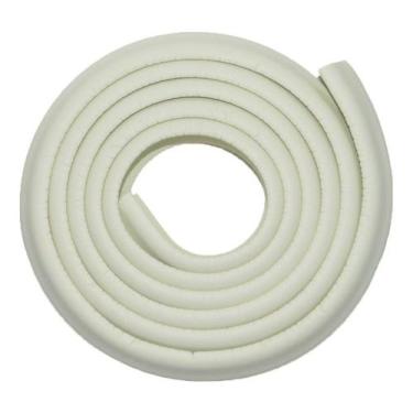 Imagem de 4m Protetor Quina Canto Cantoneira Fita Segurança Criança - Branco Gel