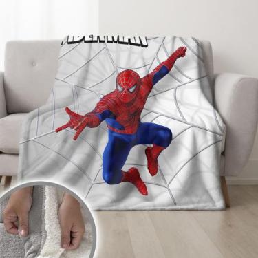 Imagem de Cobertor Homem Aranha Duplo Pele De Carneiro 155x240cm - ESPAÇO CAA CE