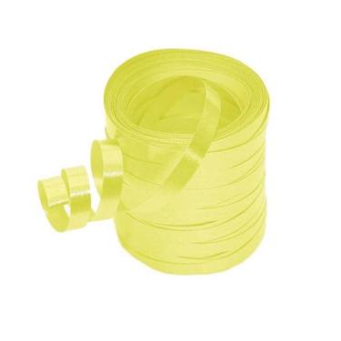 Imagem de 10 Fitilhos Decorativo - 5X50m - LP Comércio, Amarelo Canário