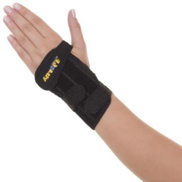 Imagem de Ortese Curta Para Punho Em Neoprene Com Tala Preto - Artipé, Direito P