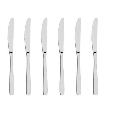 Imagem de Conjunto 6 Facas Mesa Cosmos Talheres Tramontina em Aço Inox
