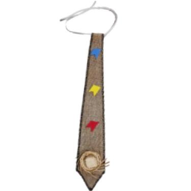 Imagem de Gravata Caipira São João Festa Junina Grande - Usina de Arte, Juta