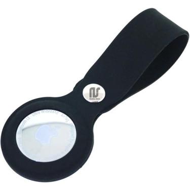 Imagem de Capa Case  Nsmart compatível com Airtag Air Tag Chaveiro, Preto