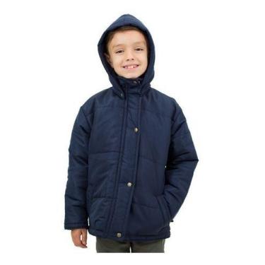 Imagem de Jaqueta   Impermeável Capuz 1 A 16 Anos -frio Intenso Neve, Azul, Escu