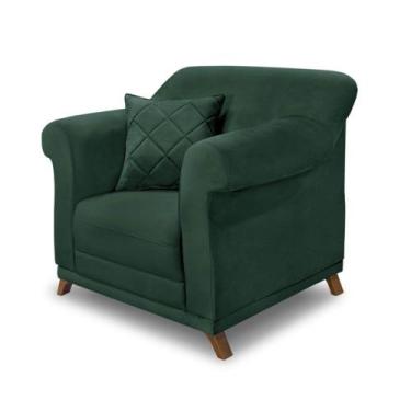 Imagem de Poltrona Decorativa Estofada Sala Quarto Escritório Leitura Fiorela - 