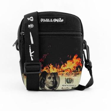 Imagem de Shoulder Bag Mini Bolsa Lateral Pega a Visão Dolllar Fogo - MP Moda Ma