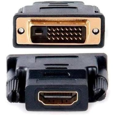 Imagem de Adaptador DVI-D Macho para HDMI fêmea