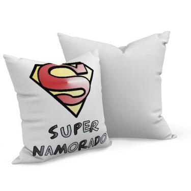 Imagem de Almofada Quadrada Namorados - Planetarte, Super namorado
