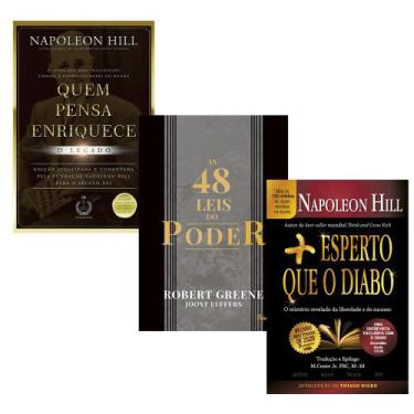 Imagem de Kit 3livros, As 48 leis do Poder + Mais Esperto Que o Diabo + Quem Pen