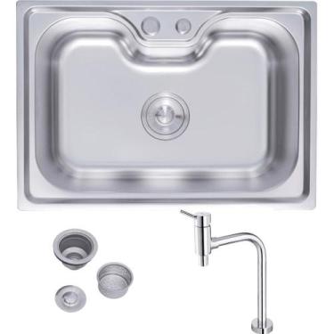 Imagem de Kit Cuba  Gourmet Monocomando Lóggica Mesa Docol