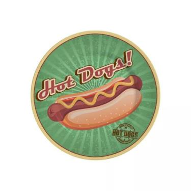 Imagem de Conjunto com 6 Pratos de Sobremesa Hot Dog Colecionável Ø21cm - Allean