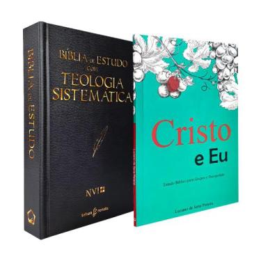Imagem de Kit  Bíblia de Estudo Teologia Sistemática  NVI + Cristo e Eu - Discip