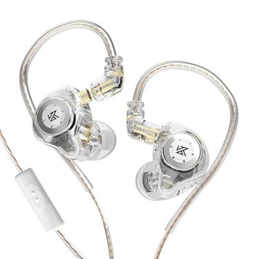 Imagem de KZ EDX PRO intra-auricular IEM Fones de ouvido com fio 1DD fones de ouvido com fio HiFi graves profundos com 1DD novo driver dinâmico de 10 mm com cabo destacável