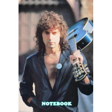 Imagem de Notebook : Ritchie Blackmore Deep Purple Notebook Journal Blank Ruled Writing Journal for School, Home or Work - Thankgiving Notebook #516