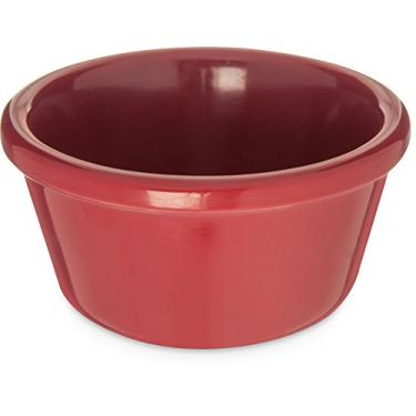 Imagem de Carlisle Ramekin liso de melamina S28058, capacidade de 85 g, vermelho Roma (conjunto com 48)