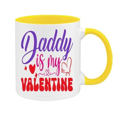 Imagem de SpreadPassion Caneca de café Daddy is my Valentine, presentes para namorado e namorada, ideia de presentes de dia dos namorados, presente para marido e esposa, ideia de presente de aniversário do dia