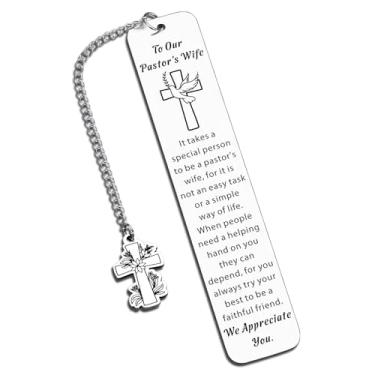 Imagem de Presentes de agradecimento da esposa para pastores, marcadores de livro para mulheres, presentes de aniversário de pastores para mulheres, presentes de aniversário cristãos para pregadores, esposas,