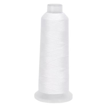 Imagem de DELORIGIN Fio de bordado de lã 42S/2 1500 m de lã e fibras acrílicas, fio de bordado de 0,1 mm, kit de máquina de costura manual de 0,1 mm, linha de costura para costura, linha de costura para costura