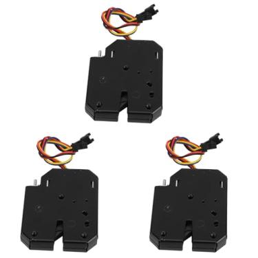 Imagem de Fechadura Eletrônica de Armário, 3 Peças, Dc 12v 2a, Solenoide de Aço Carbono, Trava de Mola para Armário, Gaveta, Armário