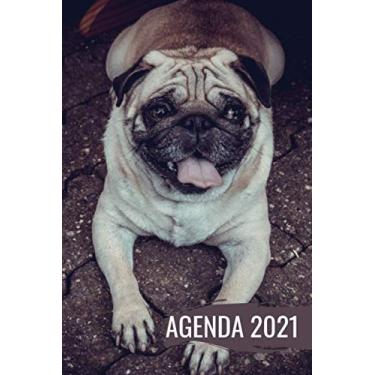 Imagem de Agenda 2021: Diario Planner Calendario 12 mesi - 1 gennaio 2021-31 dicembre 2021 | Pianificatore Agenda Settimanale A5 |Regalo per Gli Amanti dei Cani