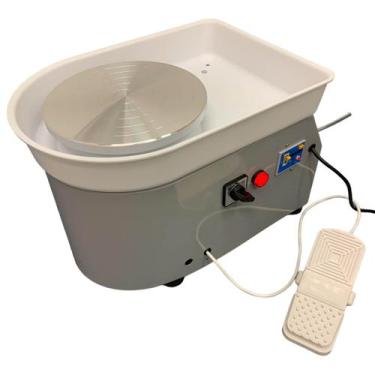 Imagem de Torno Elétrico Argila Cerâmica Modelagem Sinoart 110v