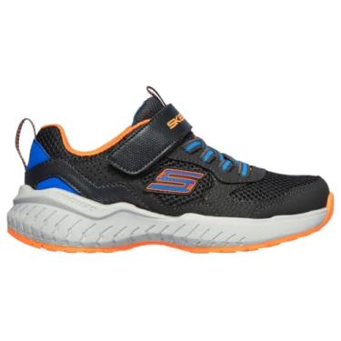 Imagem de Skechers Tênis masculino Power Sonic-Anorzo, Carvão/Laranja, 1 Little Kid