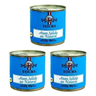 Imagem de Combo 3 Un Atum Solido Ao Natural 180g Tours