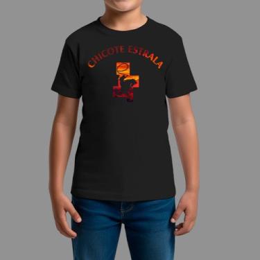 Imagem de Camisetas infanto juvenil Básica Casual Moda Country Gola Redonda Estr