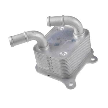 Imagem de A ABSOPRO Resfriador de óleo do motor compatível com Kia Forte 2019-2023, liga de alumínio durável tom prata transmissão óleo refrigerador de óleo substituição