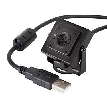 Imagem de Arducam Módulo de câmera USB de foco automático IMX219 4K 8MP com capa de metal, 1080p Mini UVC USB2.0 Webcam de vídeo com microfone, cabo de 1 m para computador, laptop, Raspberry Pi, Jetson Nano