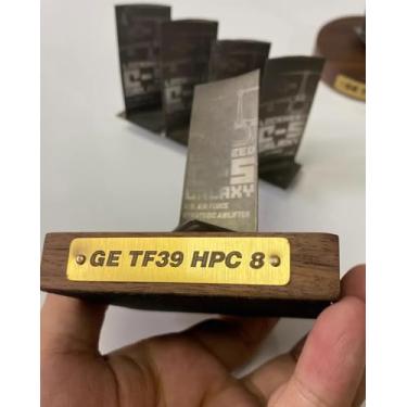 Imagem de Moderock Compressor de alta pressão C5 Galaxy Transporter 9º estágio, presentes colecionáveis para entusiastas militares, pais, namorados (GE TF39 HPC 8)