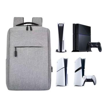 Imagem de Bolsa Mochila Transporte Para Playstation 5 FAT Slim Pro PS4 Case Bag 