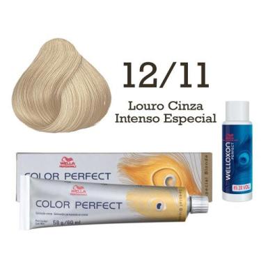 Imagem de Coloração Color Perfect 12/11 Louro Cinza Intenso Especial + Oxidante 