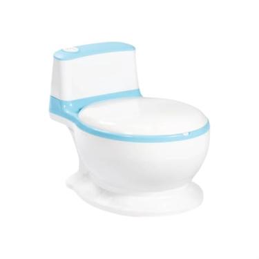 Imagem de Penico Vaso Assento infantil Troninho Redutor cor Azul Desfralde inteligente
