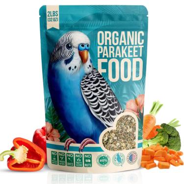 Imagem de Comida para periquitos Flocksentials Organic 80% de sementes e vegetais 0,9 kg